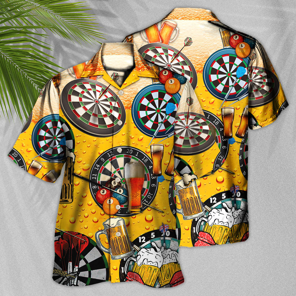 Dart And Beer Love Life Style - Hawaiian Shirt - Reefox