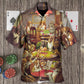 Gambling Dog Playing Poker - Hawaiian Shirt - Reefox