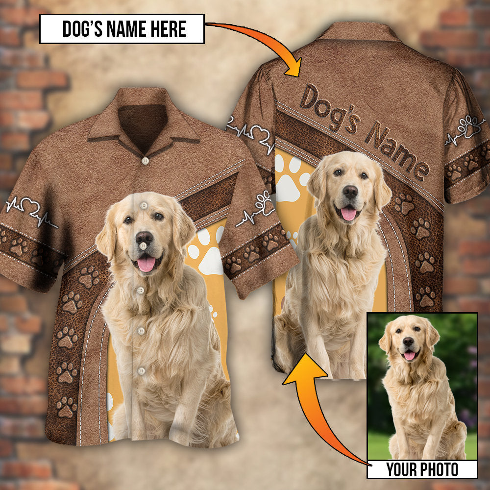 Dog Paw Various Style Custom Photo Personalized - Hawaiian Shirt - Reefox