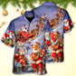 Christmas Santa Claus Funny Art Style - Hawaiian Shirt - Reefox