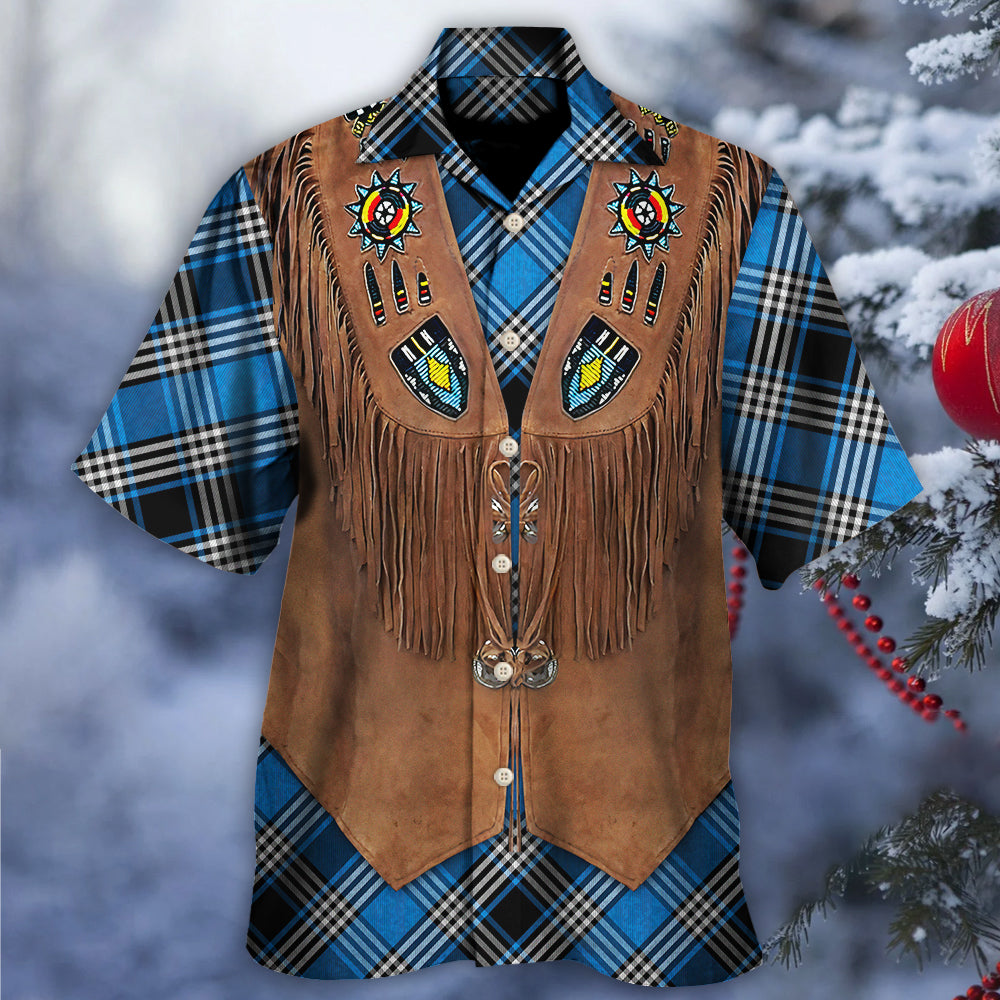 Christmas Santa Native American Jacket - Hawaiian Shirt - Reefox