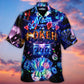 Poker Neon Casino Slot Machine With Jackpot - Hawaiian Shirt - Reefox