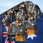 Skull Engine Piston Don't Fix Me Australia - Hawaiian Shirt - Reefox