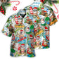 Christmas Santa Aloha Beach Vibe - Hawaiian Shirt - Reefox