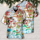 Christmas Snowman Happy Farm Holiday Christmas - Hawaiian Shirt - Reefox