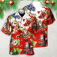 Christmas Santa Get Drunk At Christmas Party - Hawaiian Shirt - Reefox