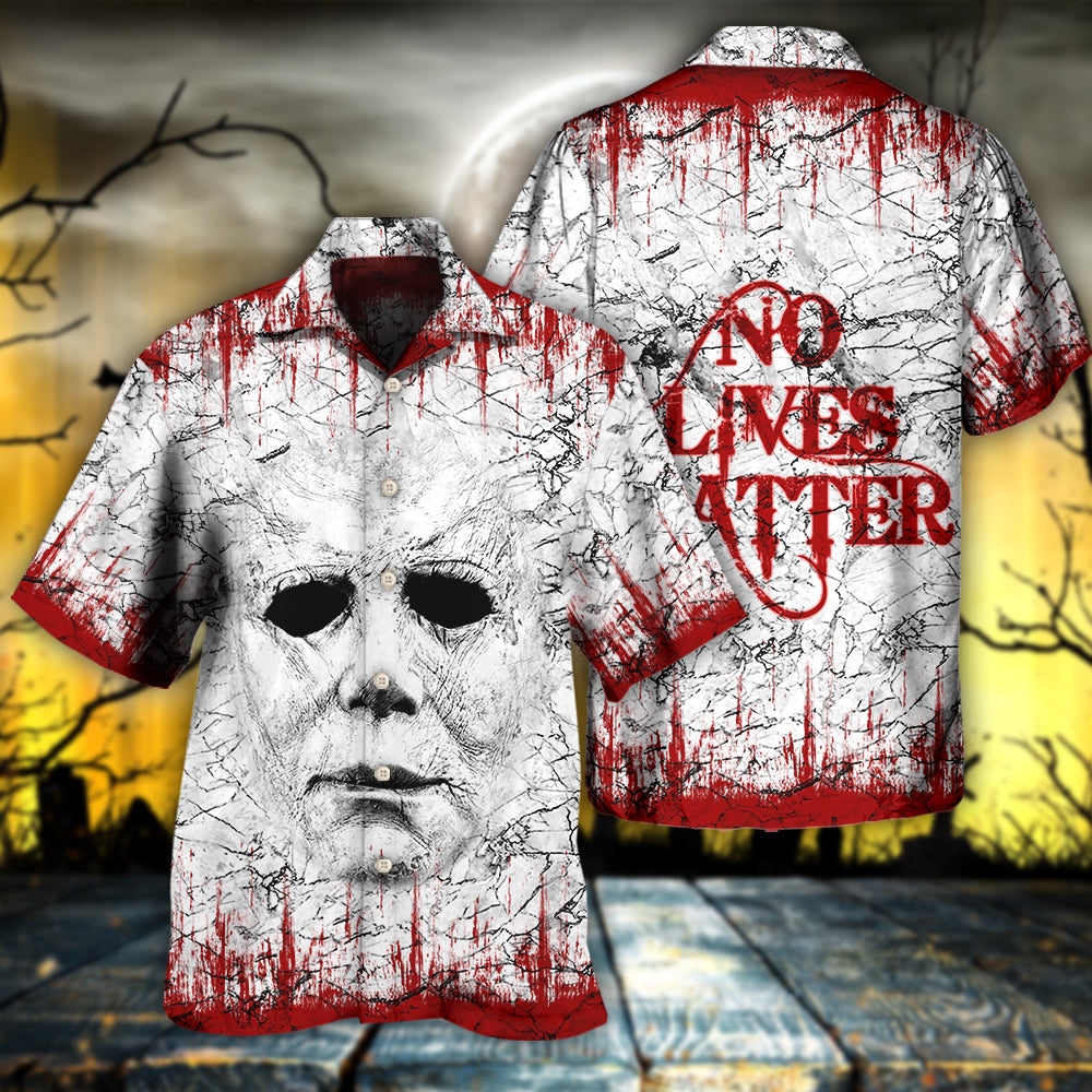 Halloween - Horror No Lives Matter - Hawaiian Shirt - Reefox