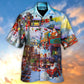 Christmas Holiday Santa Claus In A Train - Hawaiian Shirt - Reefox