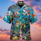 Shark Bar With Animal Underwater - Hawaiian Shirt - Reefox