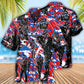 Veteran Independence Day Camo Pattern - Hawaiian Shirt - Reefox