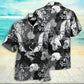 Dragon Snorting Fire Gothic Nautical Compass And Baroque - Hawaiian Shirt - Reefox