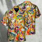 Cat Funny Lover Cat Colorful Painting Art Style - Hawaiian Shirt - Reefox