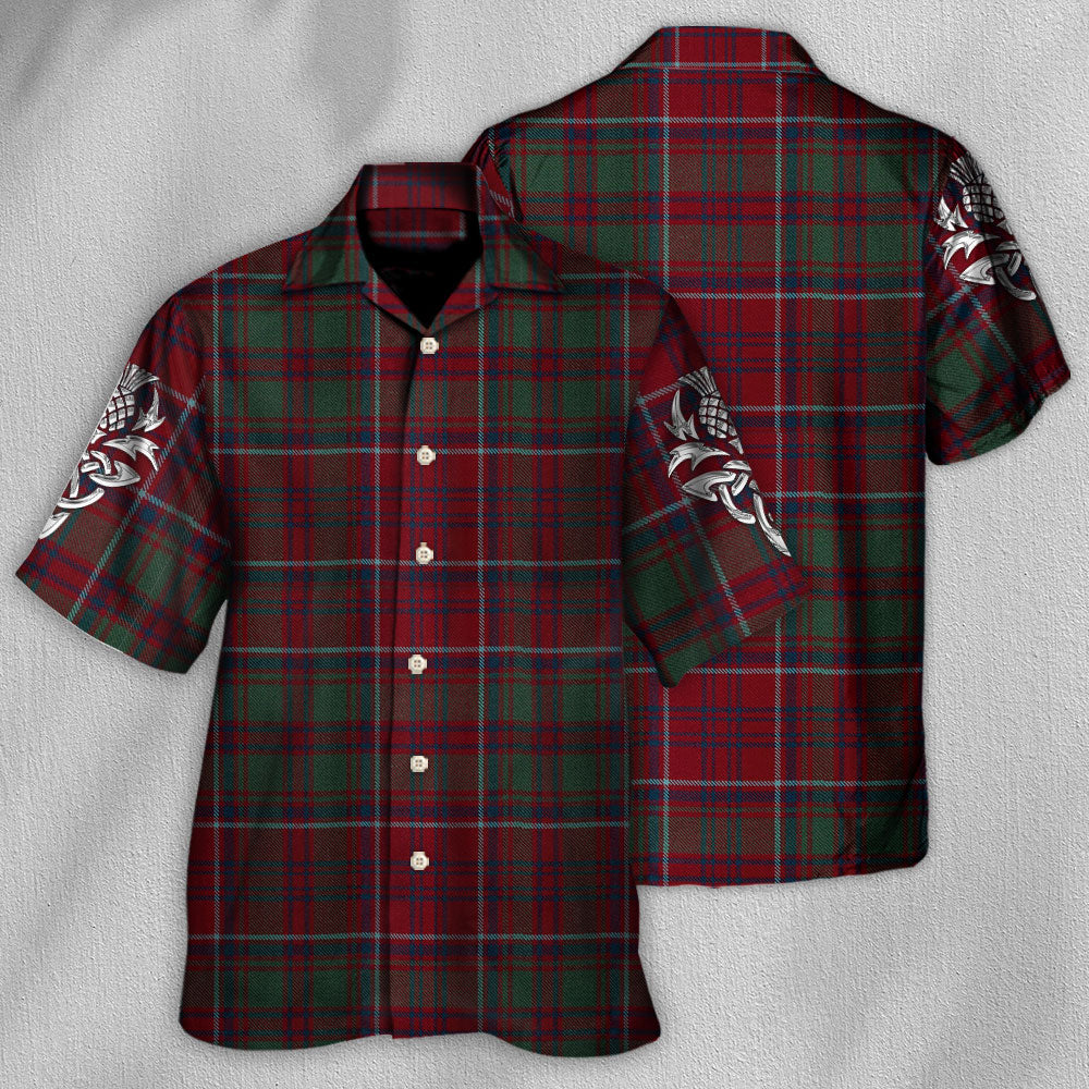 Scottish Tartan Love Style - Hawaiian Shirt - Reefox