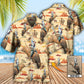 Cowboy Bull Riding Tropical Custom Photo - Hawaiian Shirt - Reefox