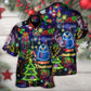 Christmas Bright Neon Lighting - Hawaiian Shirt - Reefox
