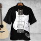 Guitar Black Electric Guitar - Hawaiian Shirt - Reefox