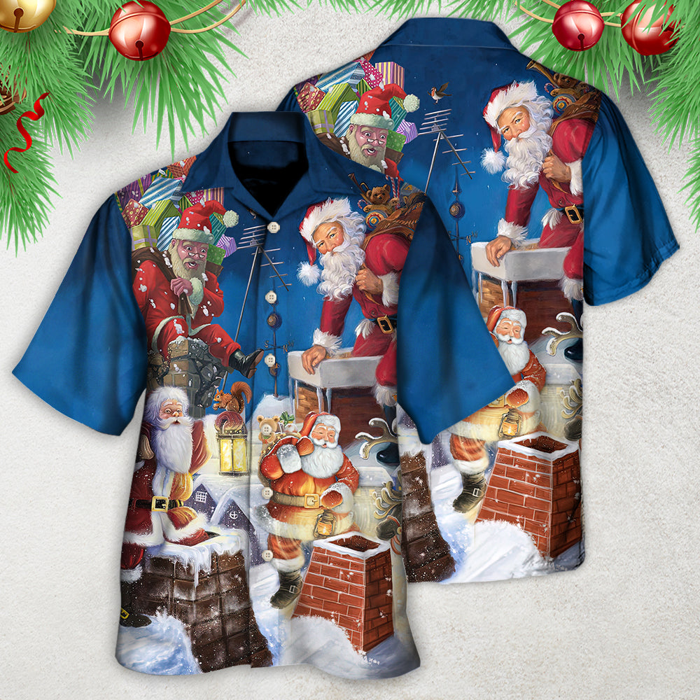Christmas Santa The Way I Come - Hawaiian Shirt - Reefox
