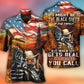 Skull Cowboy Shot Gun American Flag Vintage - Hawaiian Shirt - Reefox