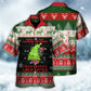 Cat Wreck The Tree Christmas Tree Light Funny Ugly Style - Hawaiian Shirt - Reefox