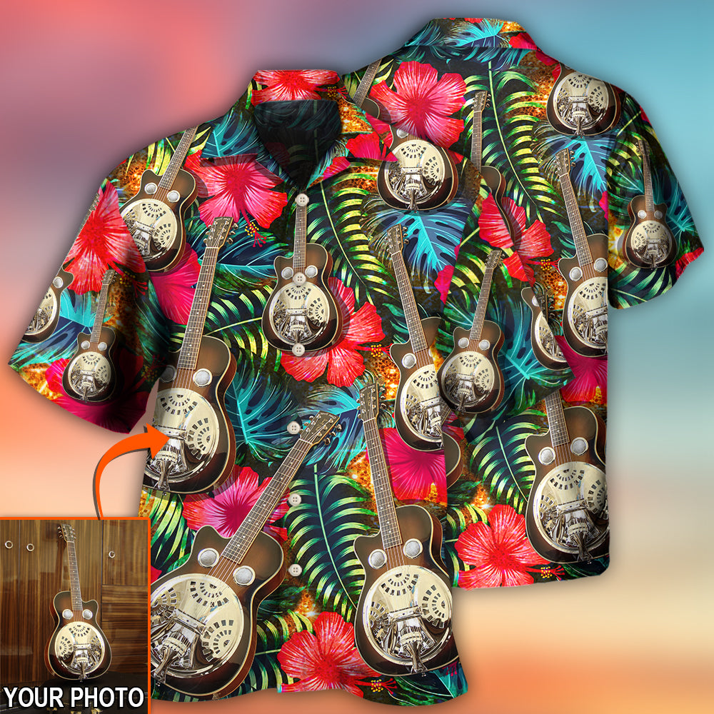 Guitar Various Style Tropical Custom Photo - Hawaiian Shirt - Reefox