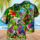 Fish Aquarium Fish And Algae In A Freshwater Aquarium - Hawaiian Shirt - Reefox
