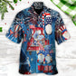 Independence Day Cute Three Trio Gnome 4th Of July - Hawaiian Shirt - Reefox