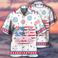 Flamingo Independence Day Star America - Hawaiian Shirt - Reefox