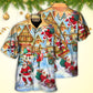 Christmas Santa Claus In The Town Xmas Is Coming - Hawaiian Shirt - Reefox