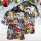 Cat Christmas Tree Merry Xmas - Hawaiian Shirt - Reefox