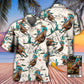 Cowboy Barrel Racing Tropical Desert Custom Photo - Hawaiian Shirt - Reefox