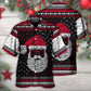Christmas Santa Claus Retro Viking Pattern - Hawaiian Shirt - Reefox
