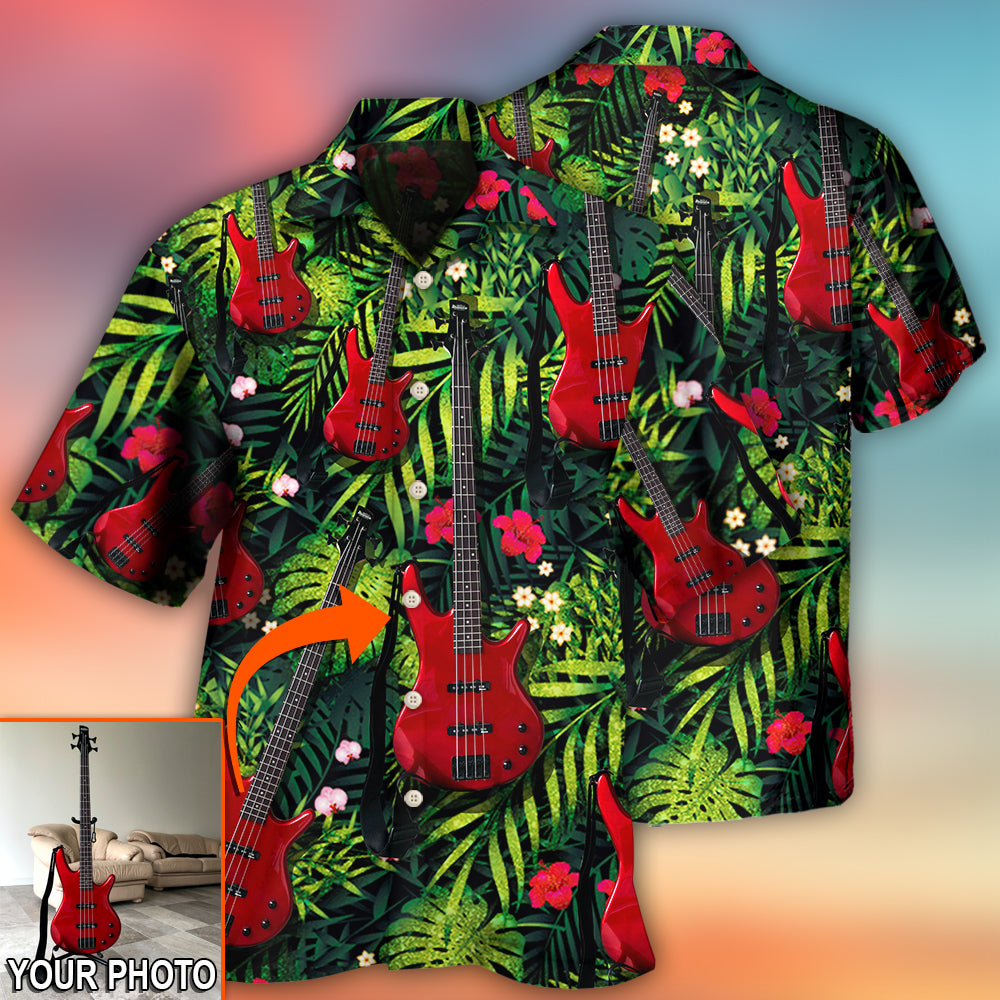 Guitar Various Style Tropical Custom Photo - Hawaiian Shirt - Reefox