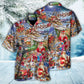 Christmas Joy Love Peace Family Laughter - Hawaiian Shirt - Reefox