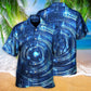 Music Neon Circle Music Notes - Hawaiian Shirt - Reefox