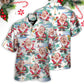Christmas Santa Summer Beach Custom Photo - Hawaiian Shirt - Reefox