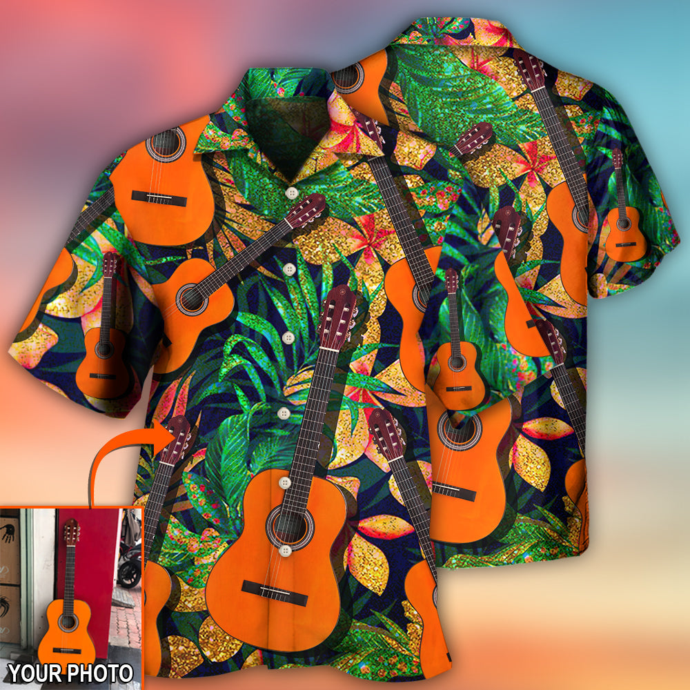 Guitar Various Style Tropical Custom Photo - Hawaiian Shirt - Reefox