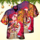 Christmas Santa Claus Story Light Art Style - Hawaiian Shirt - Reefox