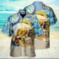 Skull And Sunflower Vintage Amazing Starry Night - Hawaiian Shirt - Reefox