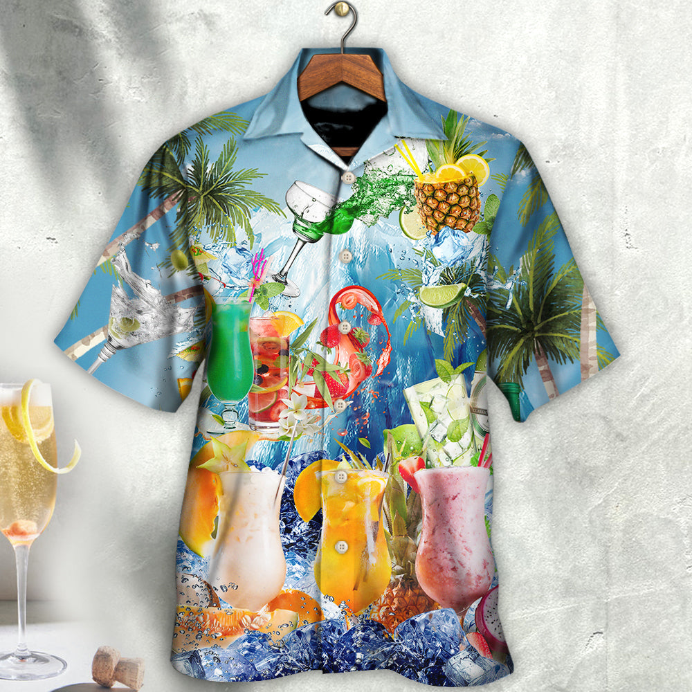 Cocktail Summer With Pieces Of Fruit So Fresh - Hawaiian Shirt - Reefox