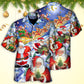 Christmas Funny Santa Claus Happy Xmas Is Coming Art Style So Cool - Hawaiian Shirt - Reefox