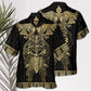 Viking Warrior The Raven Yellow Of Odin - Hawaiian Shirt - Reefox