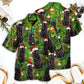 Black Cat Christmas Merry Xmas - Hawaiian Shirt - Reefox