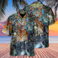 Cat Glass Art Colorful Cat Lover - Hawaiian Shirt - Reefox