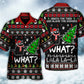 Black Cat Wreck The Tree Funny Ugly Style Christmas - Hawaiian Shirt - Reefox