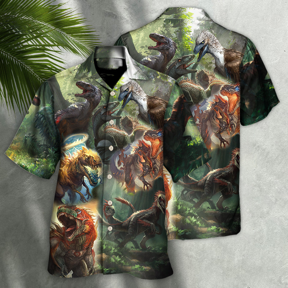 Dinosaur I Am Roar In The Jungle - Hawaiian Shirt - Reefox