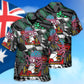Octopus Racing Formula One Car Racing Australian Vibe - Hawaiian Shirt - Reefox