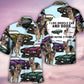 Car Muscle Car And Dog - Hawaiian Shirt - Reefox