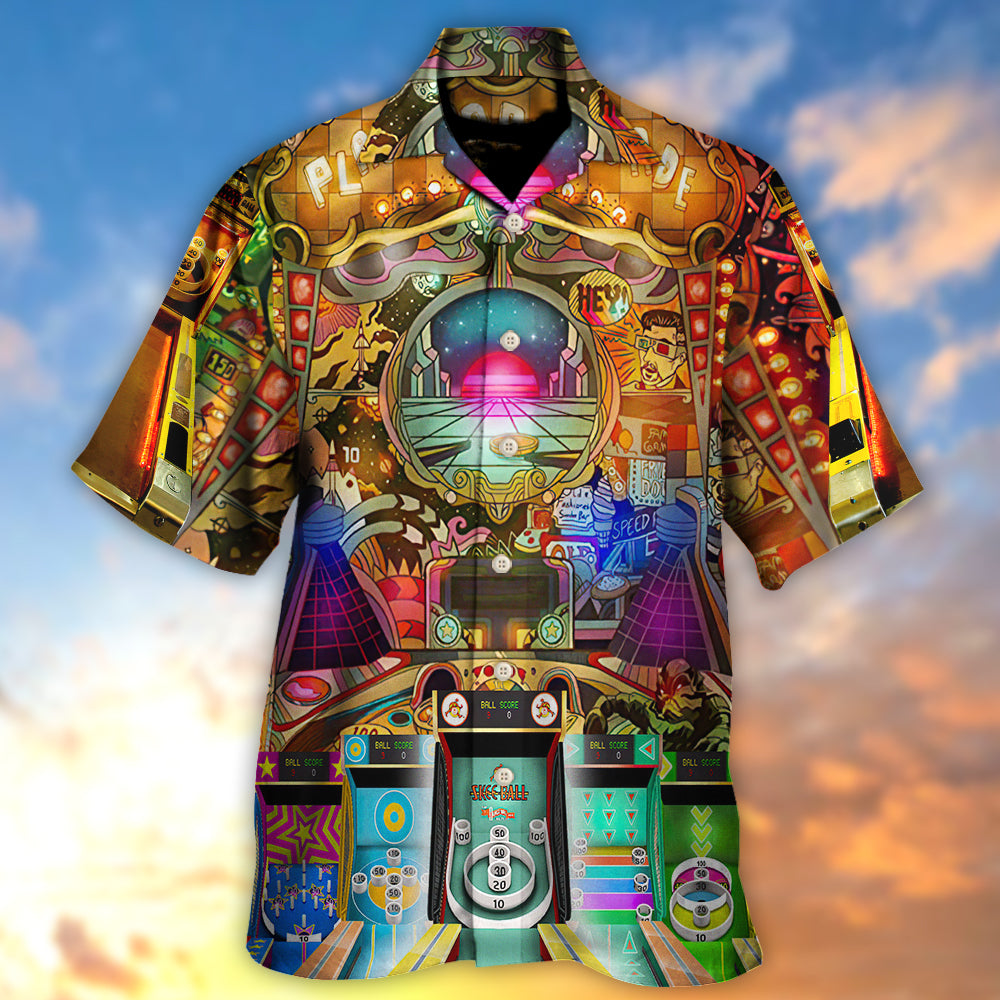 Skee Ball Ball Games Playland Arcade - Hawaiian Shirt - Reefox