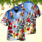 Christmas Santa Claus Is Coming Story Night Art Style - Hawaiian Shirt - Reefox