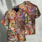 Cat Art Lover Funny Cat Colorful - Hawaiian Shirt - Reefox